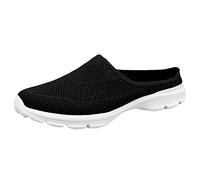 Baskets à enfiler pour femme et homme - Chaussures de jardin en maille respirante - Orthopédiques - Antidérapantes - Chaussures d'été dos nu - Sandales de plage légères avec soutien de la voûte
