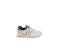 Baskets à lacets multi texture U574 Blanc - NEW BALANCE - Homme - Cuir - Lacets - Plat - Adulte 44