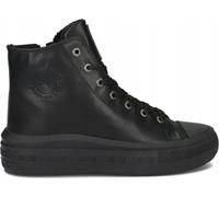 Baskets à lacets pour femmes avec Big Star noir MM274023 37