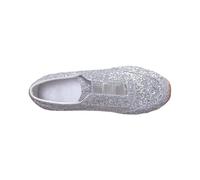 Baskets à paillettes pour femme - Respirantes et légères - Métalliques - Pour fête, marche, tennis, Argenté., 39 EU