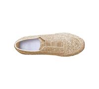 Baskets à paillettes pour femme - Respirantes et légères - Métalliques - Pour fête, marche, tennis, doré, 40 EU