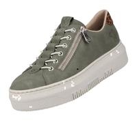 Baskets à plateau - RIEKER - Modèle non communiqué - Violet - Semelle compensée 45 mm - Zip extérieur 38