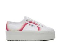Superga 2790 Round Stripes Trainers Blanc EU 39 Femme
