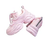 Baskets à plateforme épaisse pour femmes et filles - Chaussures de marche à semelle épaisse de 5,1 cm - Chaussures légères et flexibles, rose, 38 EU