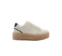 Baskets Ã semelle plateforme avec dÃ©tail lÃ©opard femme s.Oliver Beige 36