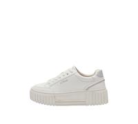 Baskets Ã semelle plateforme avec dÃ©tail lÃ©opard femme s.Oliver Blanc 42