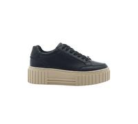 Baskets Ã semelle plateforme avec dÃ©tail lÃ©opard femme s.Oliver Noir 37