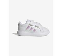 Baskets adidas Grand Court 3.0 blanc pur gris argent bébé - 25