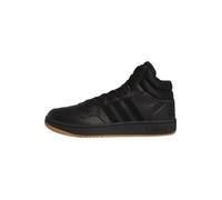 Baskets - Adidas - Original Hoops 3.0 Mid - Cuir - Lacets - Noir 40