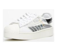 Baskets Adidas Originals Superstar Bold À Lacets Femmes - Blanc/Noir - Lacets - Plat 37