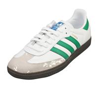 Baskets - adidas - SAMBA OG - Homme - Blanc Vert - Cuir et Synthetique - Lacets - 43 1-3 EU 46