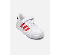 Baskets basses enfant garcons adidas BREAKNET 2.0 EL C Blanc 29