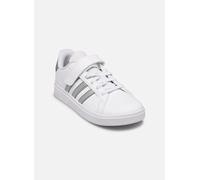 Chaussures adidas Grand Court 2.0 avec velcro blanc pur gris argent pour enfant - 30