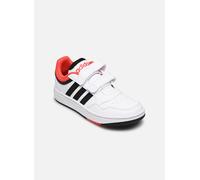 Adidas Chaussures basket Hoops Lifestyle Enfant Velcro Cloud White/Core Black/Bright Red 29 EU