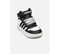 adidas Mixte Enfant Hoops Mid Shoes Chaussures, Cloud White Core Black Orbit Grey, 21 EU