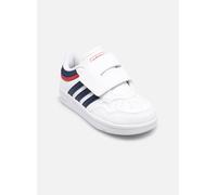 Adidas Hoops 4.0 Shoes Chaussures Mixte bébé, FTWR White Dark Blue Better Scarlet, 23 EU