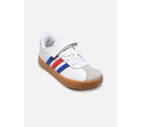 Adidas Baskets Mixte Enfant VL Court 3.0 Blanc/Team Royal Blue/Better Scarlet Taille 35