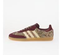 ADIDAS ORIGINALS Baskets basses 'Samba OG X Liberty London' écru / kaki / olive / bourgogne, Taille 40