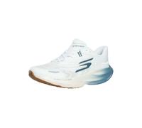 Skechers Aero Spark Performance Chaussures de Course pour Homme, White Textile/Blue Trim, 44 EU