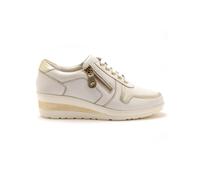 Baskets aérosemelle cuir femme Pédiconfort Blanc 37