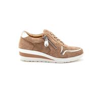Baskets Aérosemelle Cuir Femme Pédiconfort Marron
