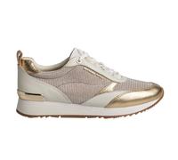 Baskets Allie Stride en cuir et maille à chaîne scintillante pour femme 43S2ALFS3D-Beige 35
