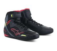 baskets alpinestars faster 3 rideknit - noir / rouge / jaune N 47