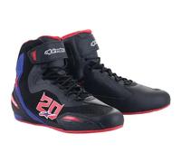 baskets alpinestars fq20 faster 3 rideknit quartararo - noir / rouge / bleu N 43