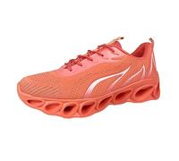 Baskets Athlétiques Antidérapantes pour Homme - Chaussures De Marche, De Course À Pied, Tennis, Sport, Gym, Baskets Course Confortables Et Antidérapantes Basket Séchage Rapide Orange 38