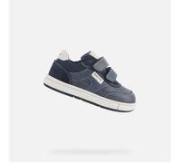 Baskets B TROTTOLA - GEOX - Enfant - Bleu marine/blanc - Garçon - Lacets - Blanc - Plat - Synthétique 20