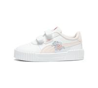 PUMA Baskets Carina 3.0 Floral Bébé 22, White Jasmine Flower Seafoam Pink Blue