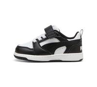 Puma Baskets Rebound V6 Lo Bébé Blanc/Noir Taille 27