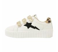 Baskets basse en velcro fille British Knights Bliss Blanc 28