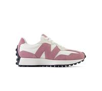 Baskets basses 327 cuir nubuck New Balance rose - Femme - Lacets
