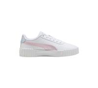 Baskets Basses À Lacets Blanc Rose Mauve 30