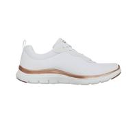 Baskets Basses À Lacets Blanc Rose Or 36
