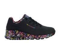 SKECHERS Baskets basses 'Loving Love' bleu / jaune / rose / noir, Taille 37