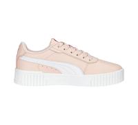 Baskets basses à lacets rose dust puma blanc argent 36
