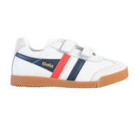 Gola Baskets basses enfant HARRIER LEATHER VELCRO in Blanc 33