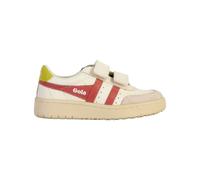 Baskets basses à scratch blanc rose 30