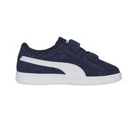 Baskets basses à scratch marine blanc 34