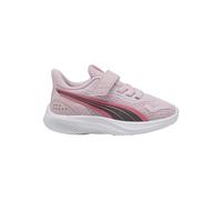 Baskets basses à scratch mauve magic rose blanc 27