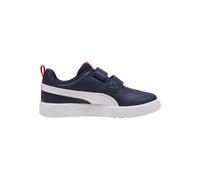 Baskets basses à scratch puma marine puma blanc rouge 34