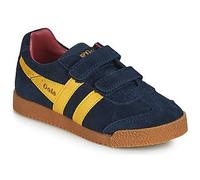 Baskets Basses À Scratch Velours Navy Sun Red 29