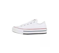 Baskets basses - CONVERSE - Ctas Platfo Ox - Blanc - Fille - Canvas - Lacets 39