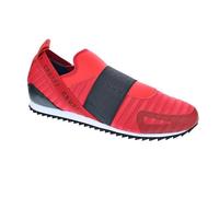 Baskets basses - Cruyff Classics Elastico Homme Rouge - Lacets - Plat - Textile 36