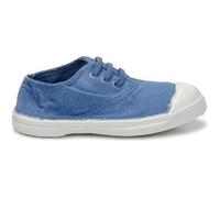 Baskets Basses en Toile de Coton - BENSIMON - Femme - Lacets - Bleu 36
