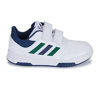 adidas Garçon Unisex Kinder Tensaur Hook and Loop Shoes Chaussures de Course, Cloud White/Green/Collegiate Navy, 20 EU