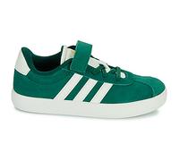 adidas Mixte Enfant VL Court Shoes, Green/Off White/Gold Metallic, 34 EU