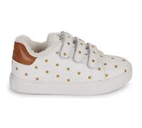 Baskets basses enfant filles Bonton BASIL SCRATCH FUR Blanc 27